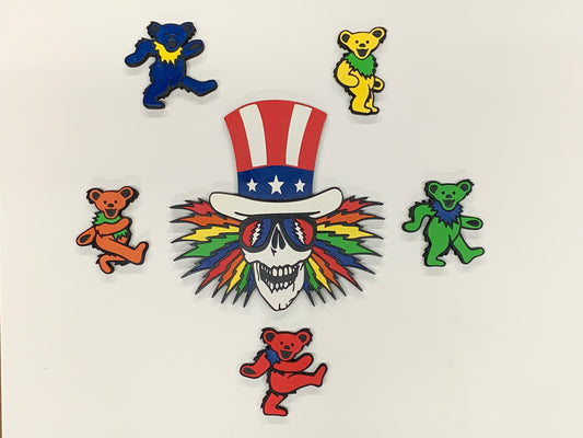 Birchwood Layered Grateful Dead Electric Sam & 5 Bears