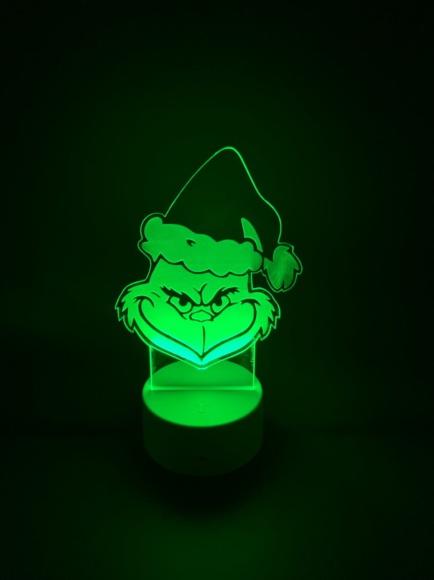 Laser Cut The Grinch LED Lamp